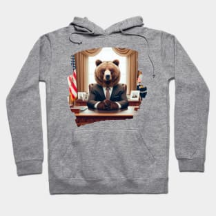 Grizzly president of USA - the triomphe of biodiversity Hoodie